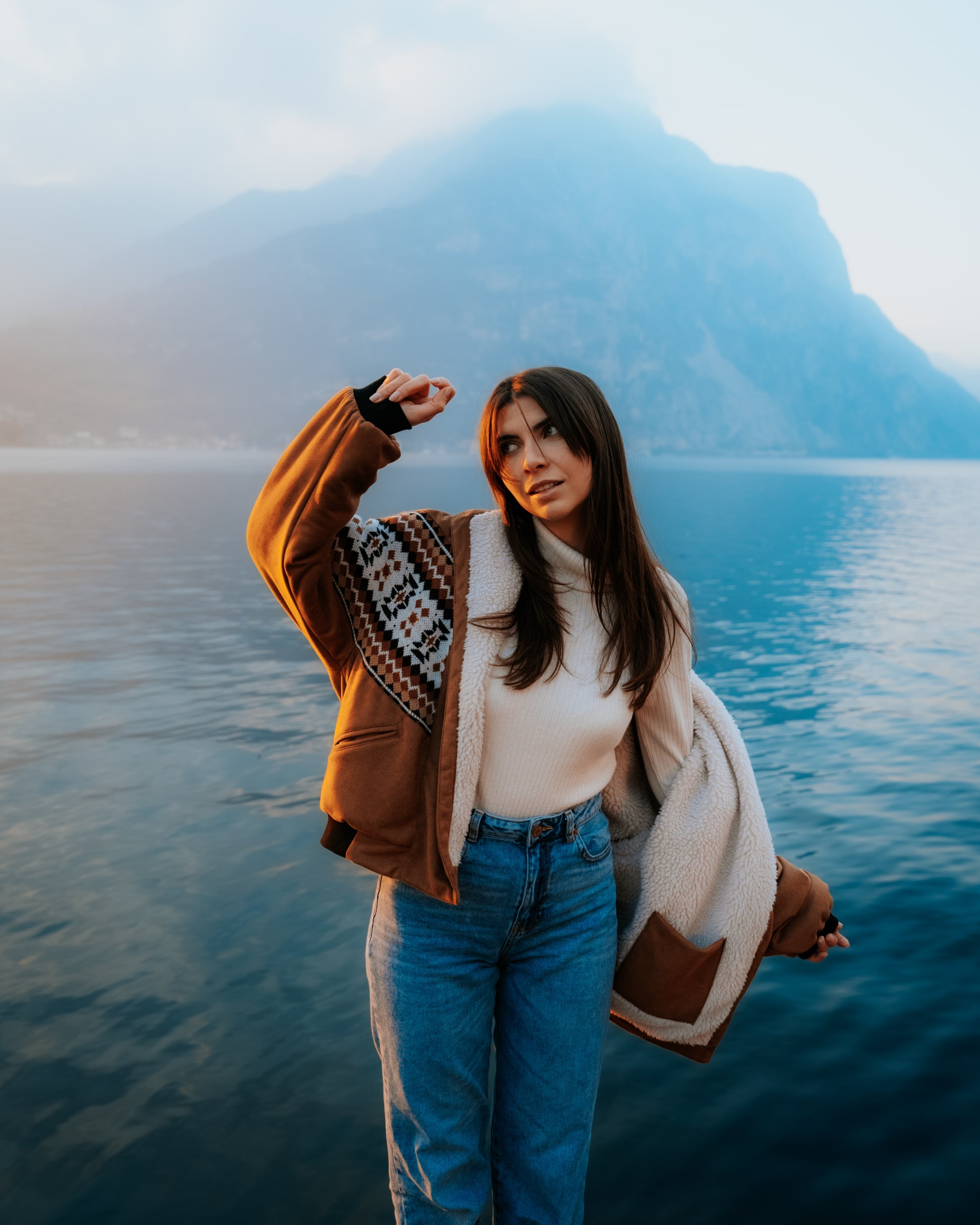 The Mocha Jacket (different label) - Granola